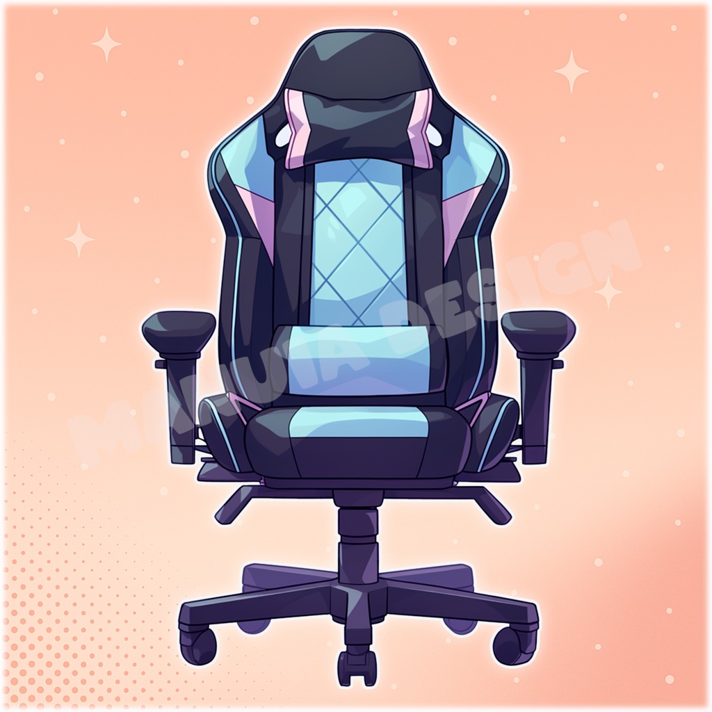 Gaming chair - PNG Vtuber asset