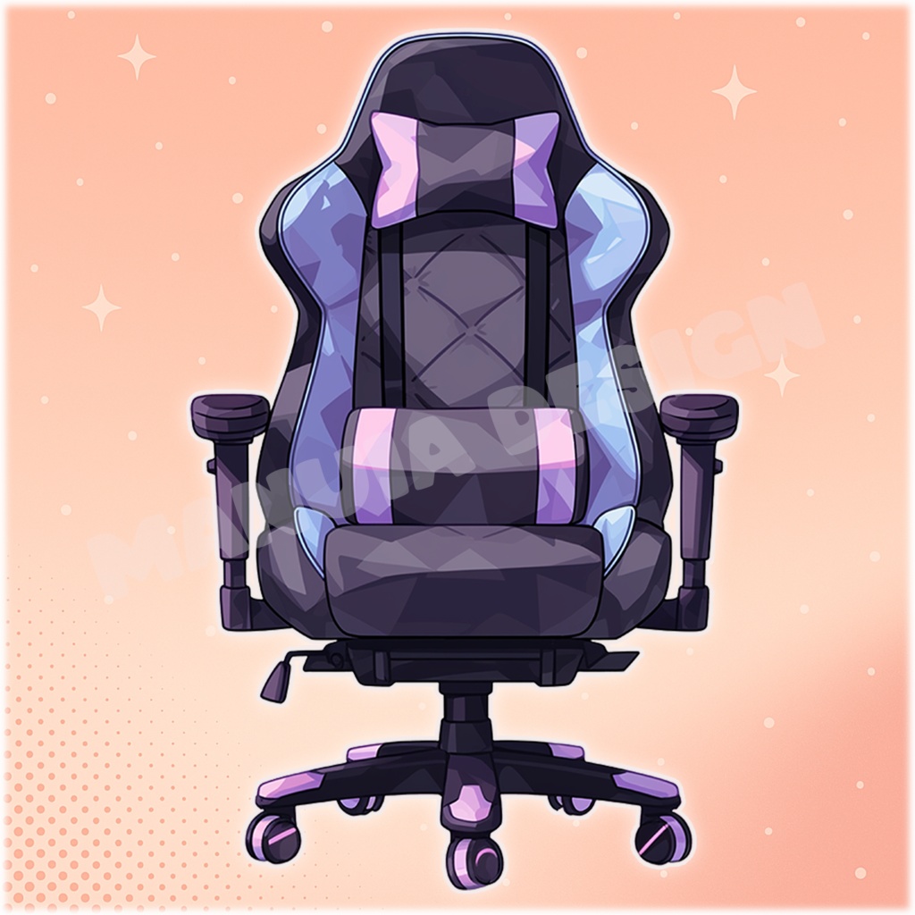 Gaming chair - PNG Vtuber asset