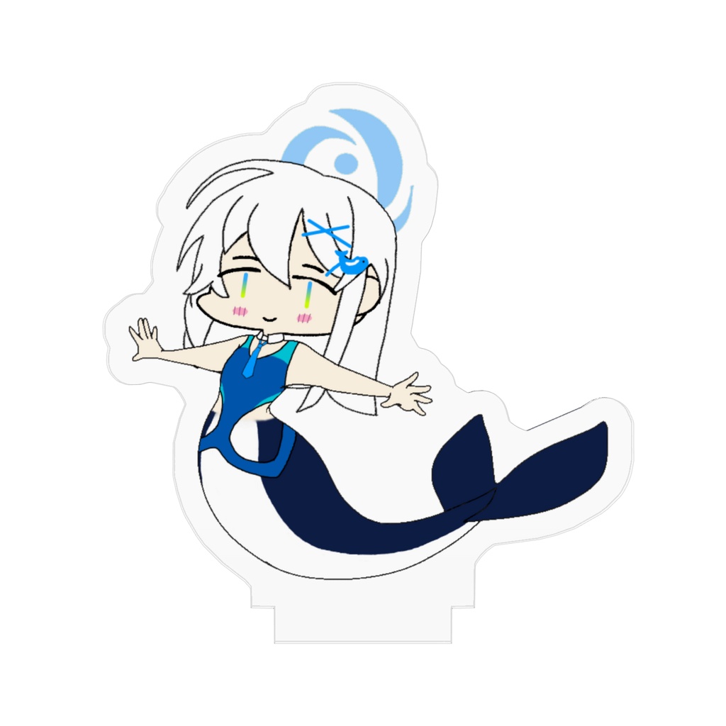 オデュッセイアシロオルカアクリルフィギュア