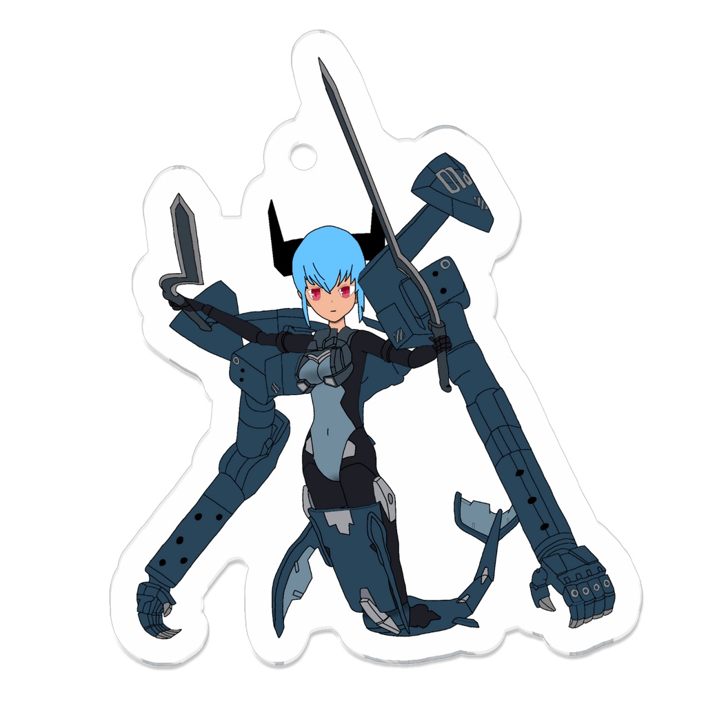 マーメイドストラーフちゃんアクキー