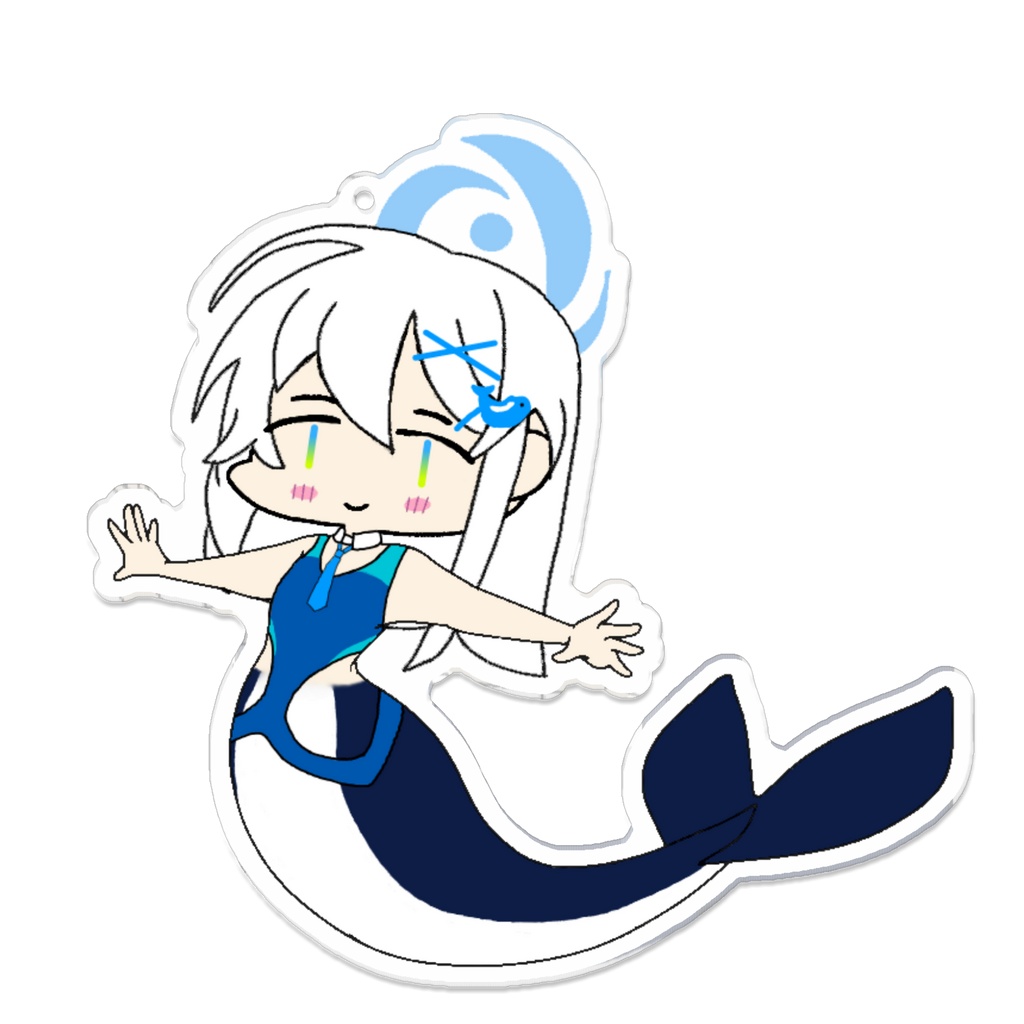オデュッセイアシロオルカアクキー大サイズ