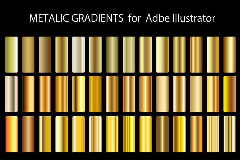メタルカラー グラデーションセット 金 素材の王様 Booth