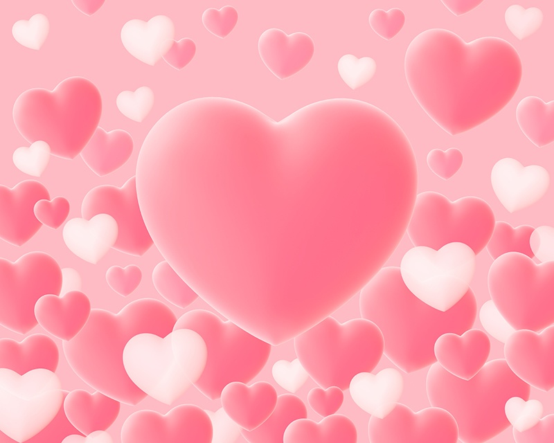 柔らかハートのバックグラウンド