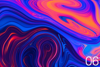 カラフルウェーブ背景10種