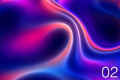 カラフルウェーブ背景10種