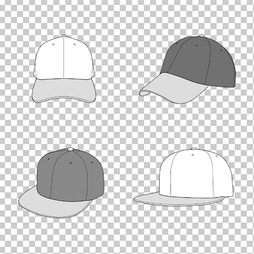 Tシャツ、スウェット、キャップ等テンプレート