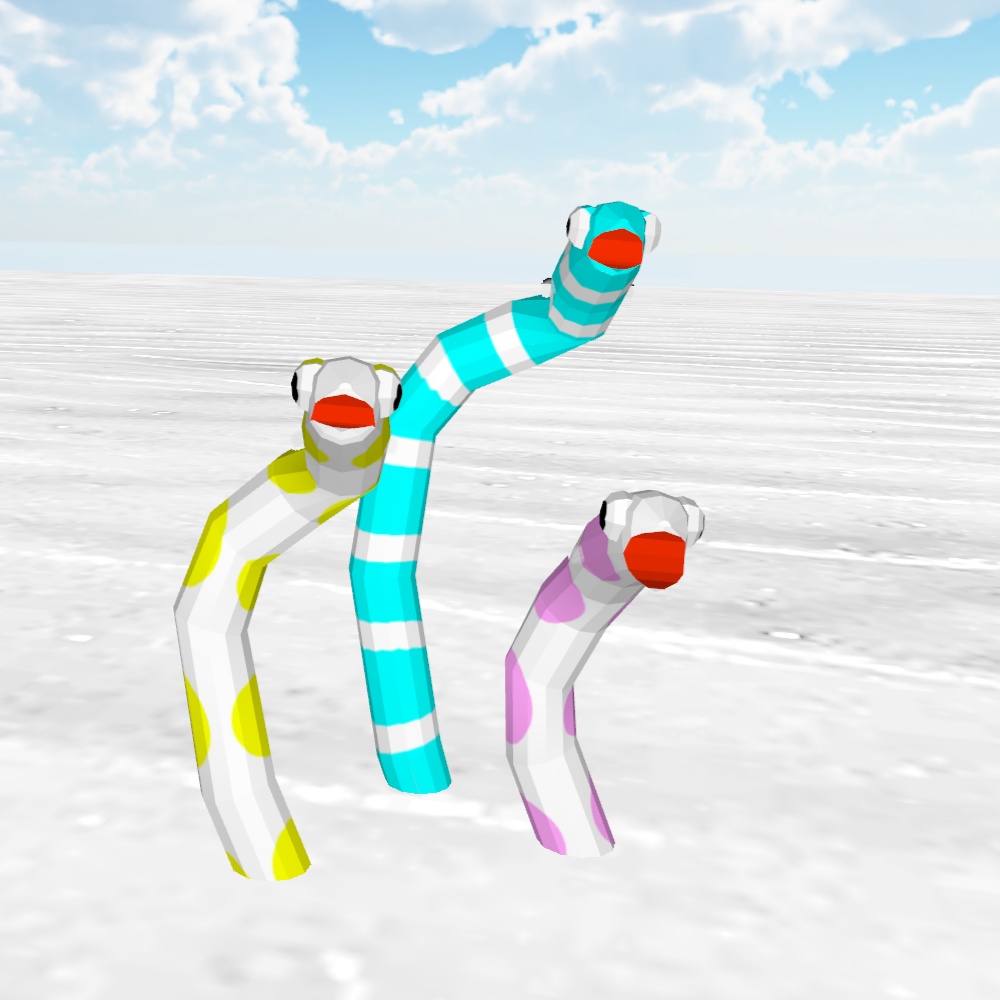 VRC想定3Dアバター 「ちんぷぅ」