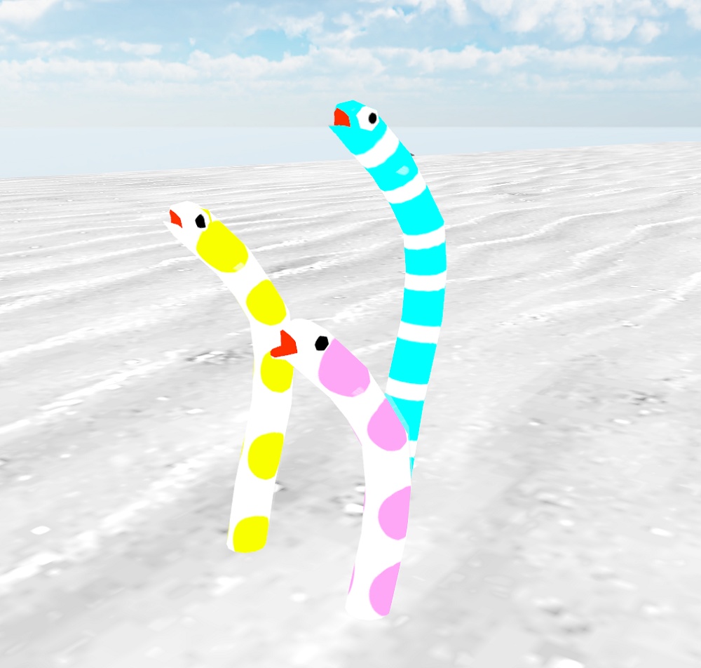 VRC想定3Dアバター 「ちんぷぅ」
