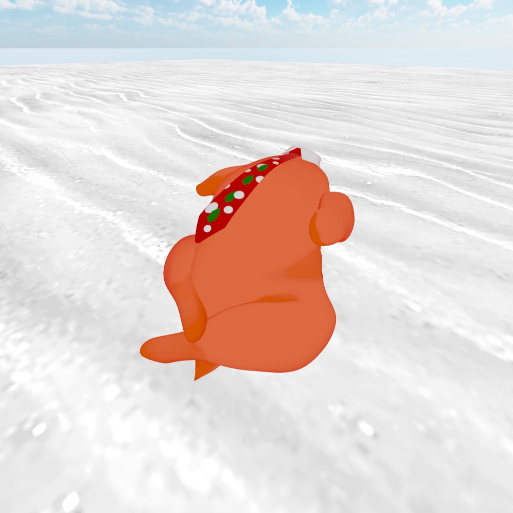 VRC想定3Dアバター「ローストチキン」