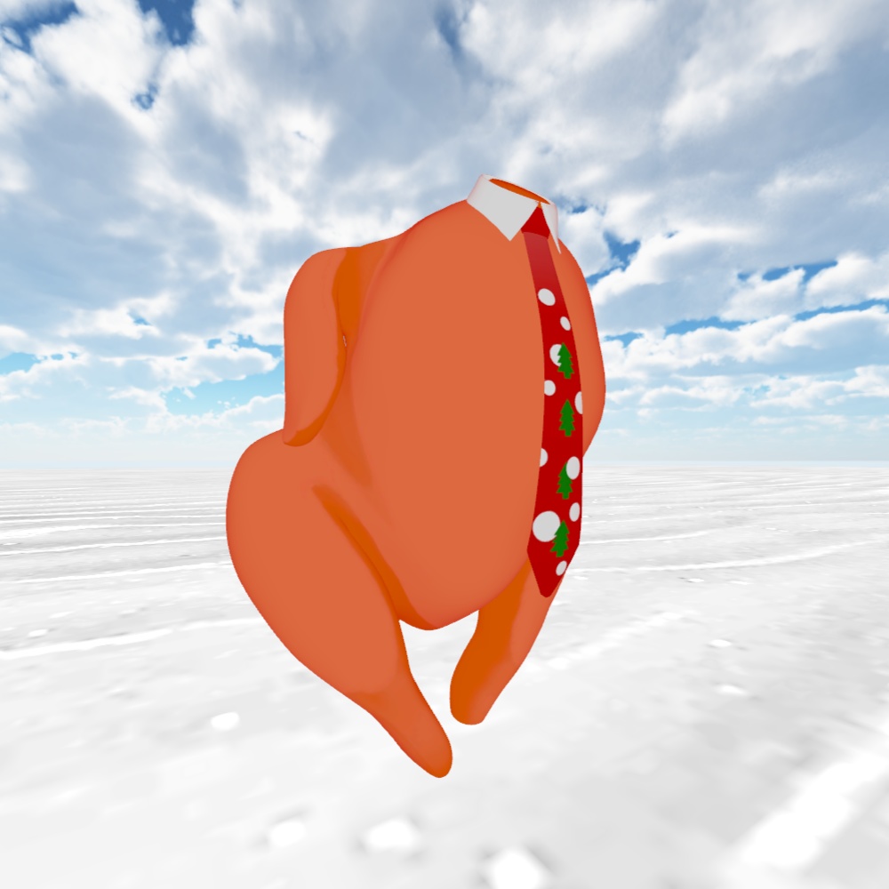 VRC想定3Dアバター「ローストチキン」