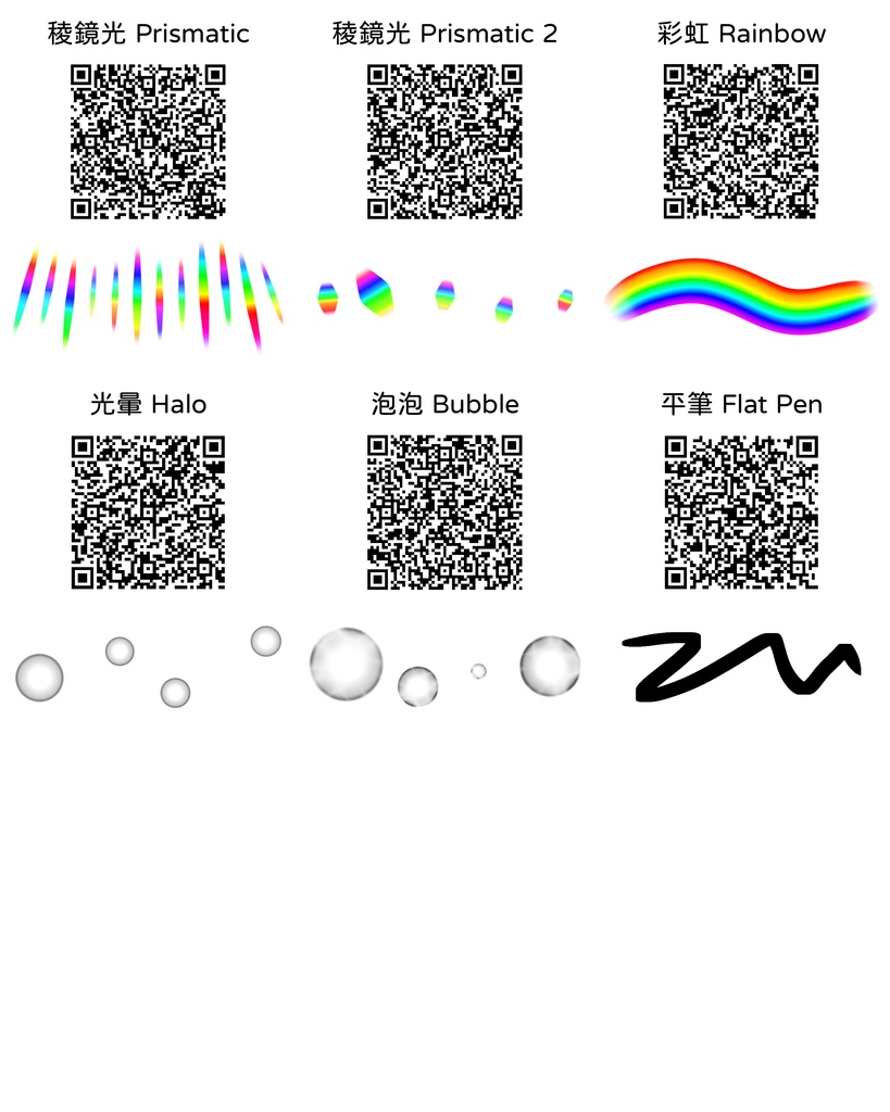 花樂的ibisPaint畫畫基本筆刷 FWHP's ibisPaint Basic Paint Brushes