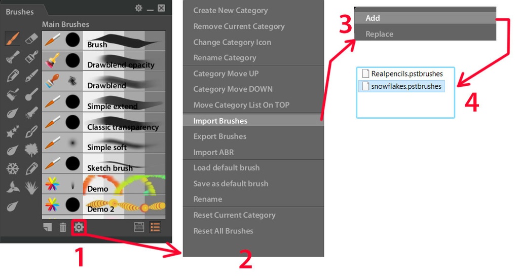 Paintstorm Studio Official Resources Brushes