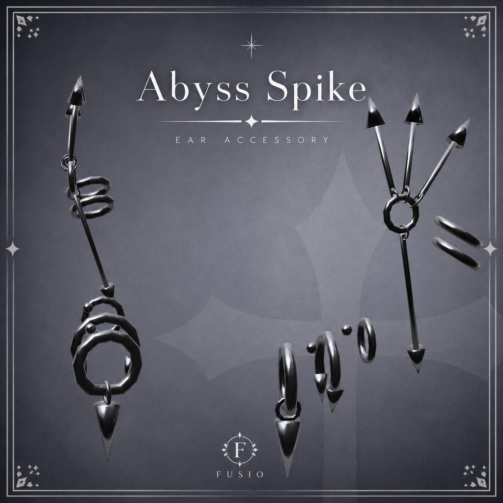 【13アバター対応】「Abyss Spike 」オリジナル3Dモデル