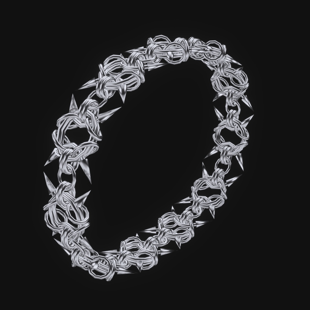 【VRC想定】Thorn Chain オリジナル3Dモデル