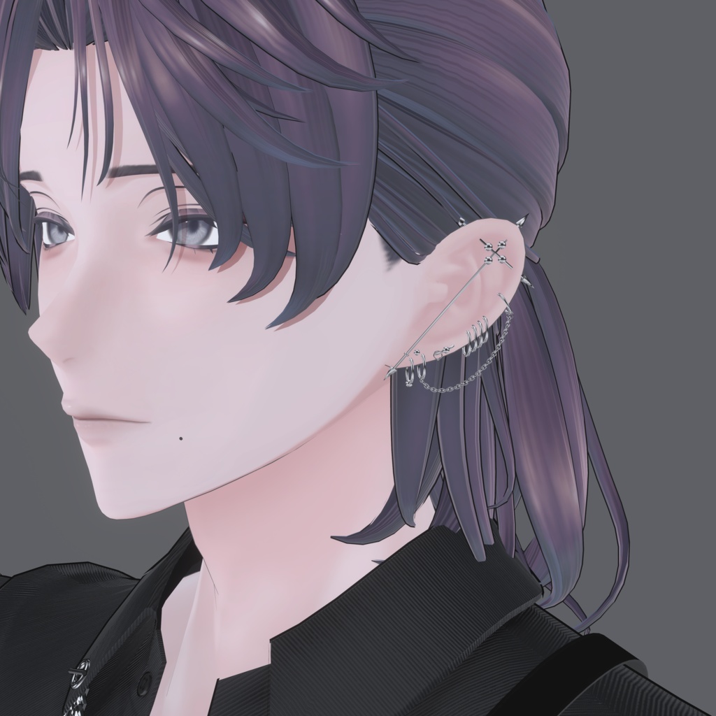 【17アバター対応】『Cross Veil』オリジナル3Dモデル