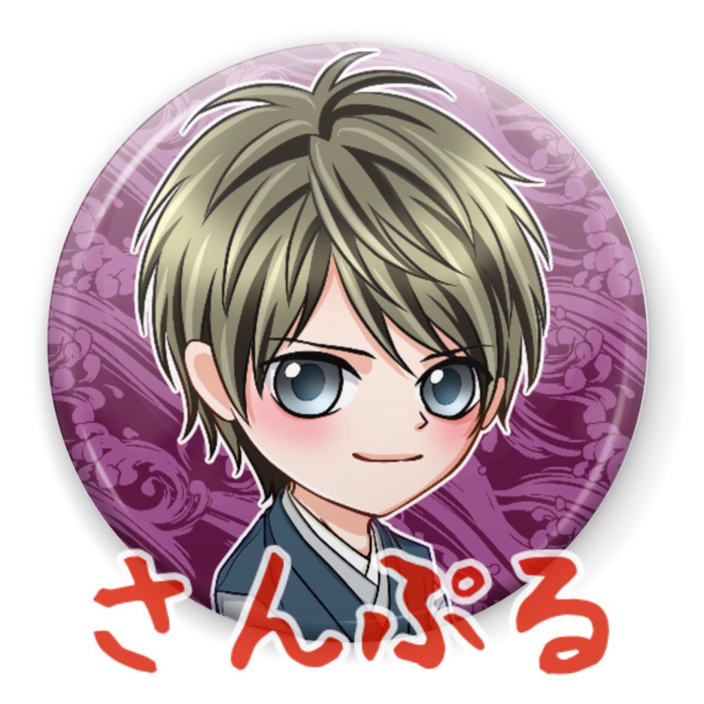 恋乱 光秀缶バッジ