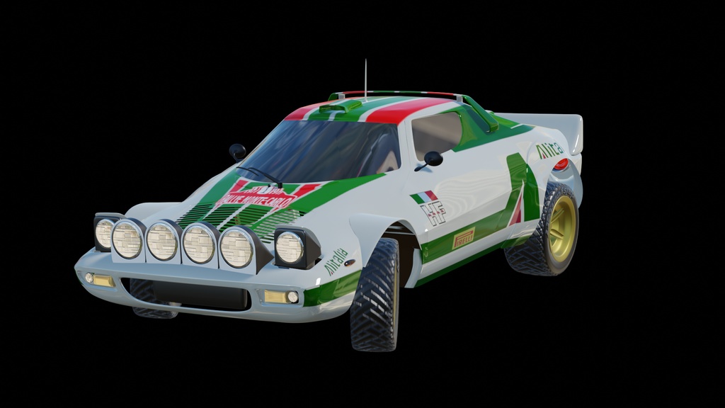 【WRCラリーカー】1/24 ランチア ストラトス HF (1977)