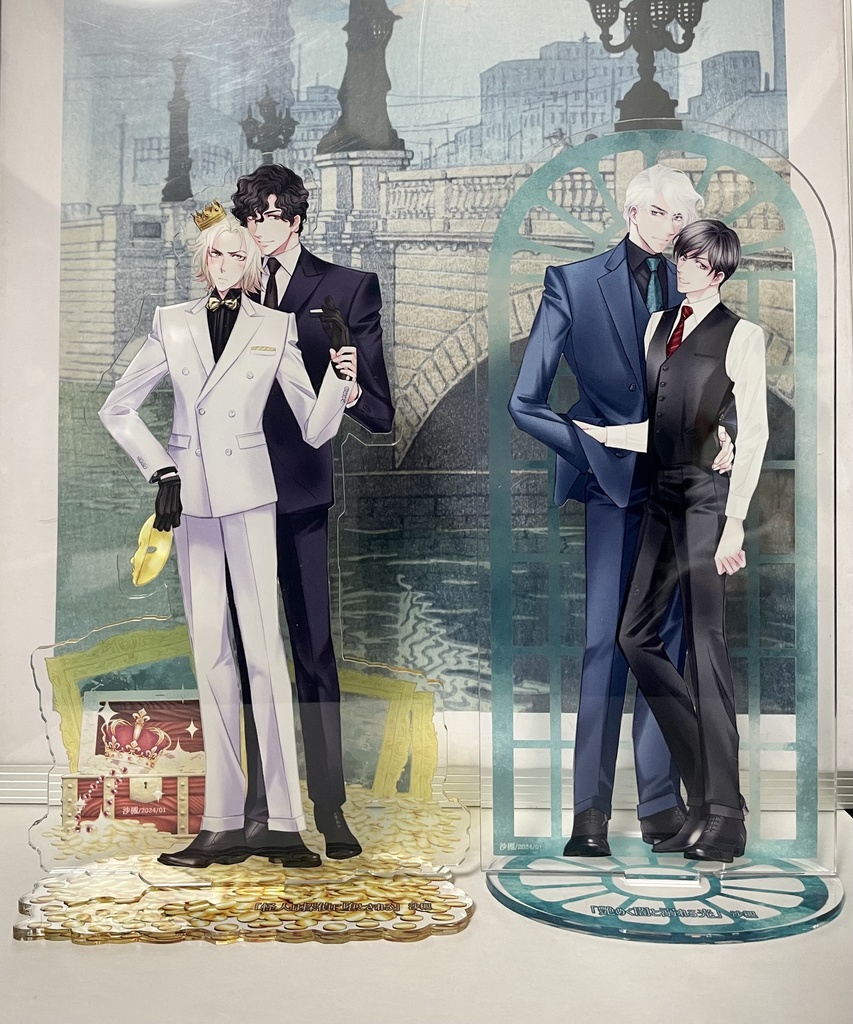 「艶めく闇と溺れる光」アクリルフィギュアスタンド