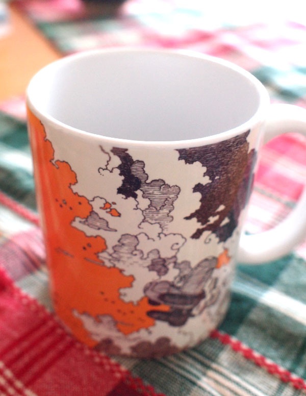 マグカップ-円筒の空を縫って