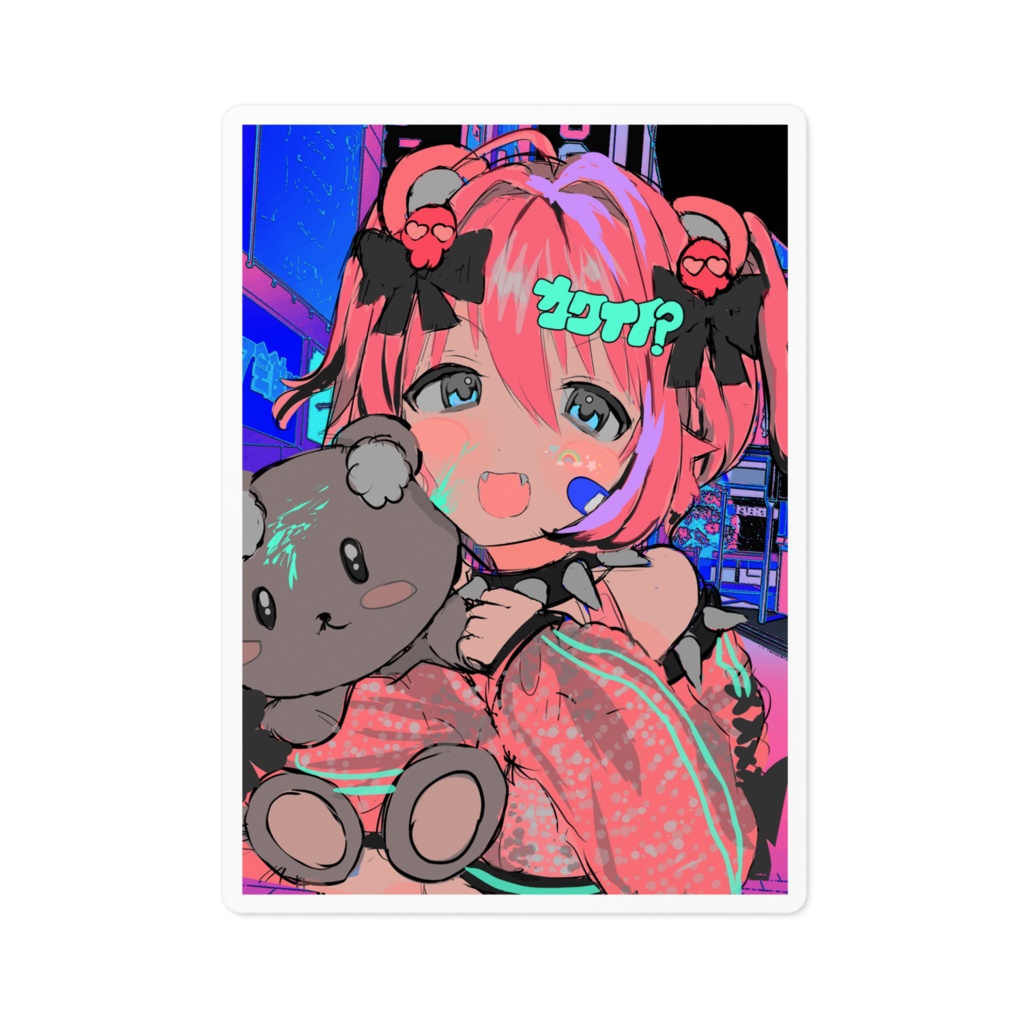 四角ステッカー