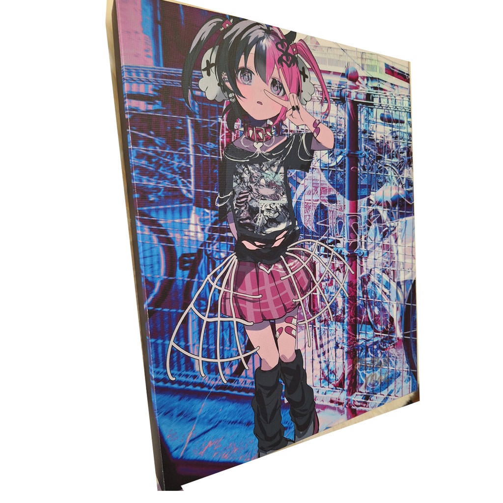 【一点もの】プリントキャンバスアート「まちかど」