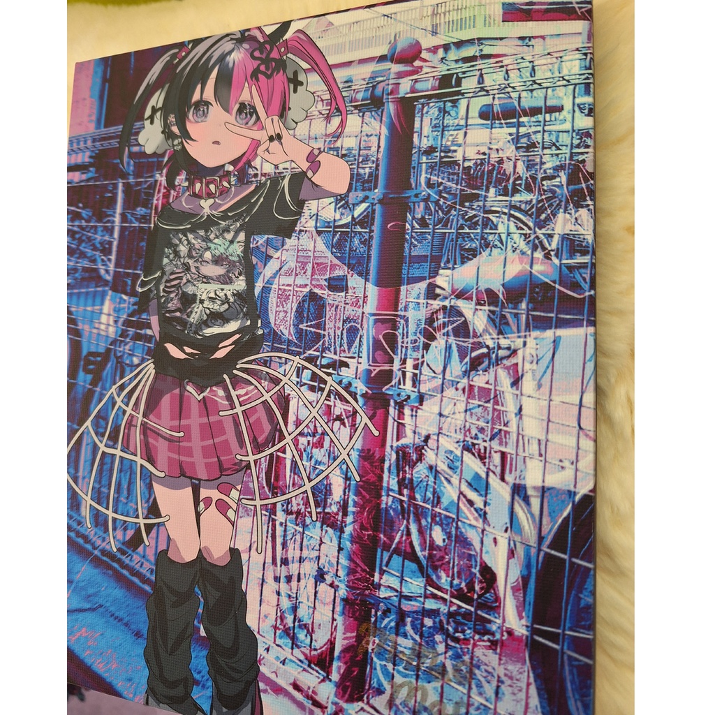 【一点もの】プリントキャンバスアート「まちかど」