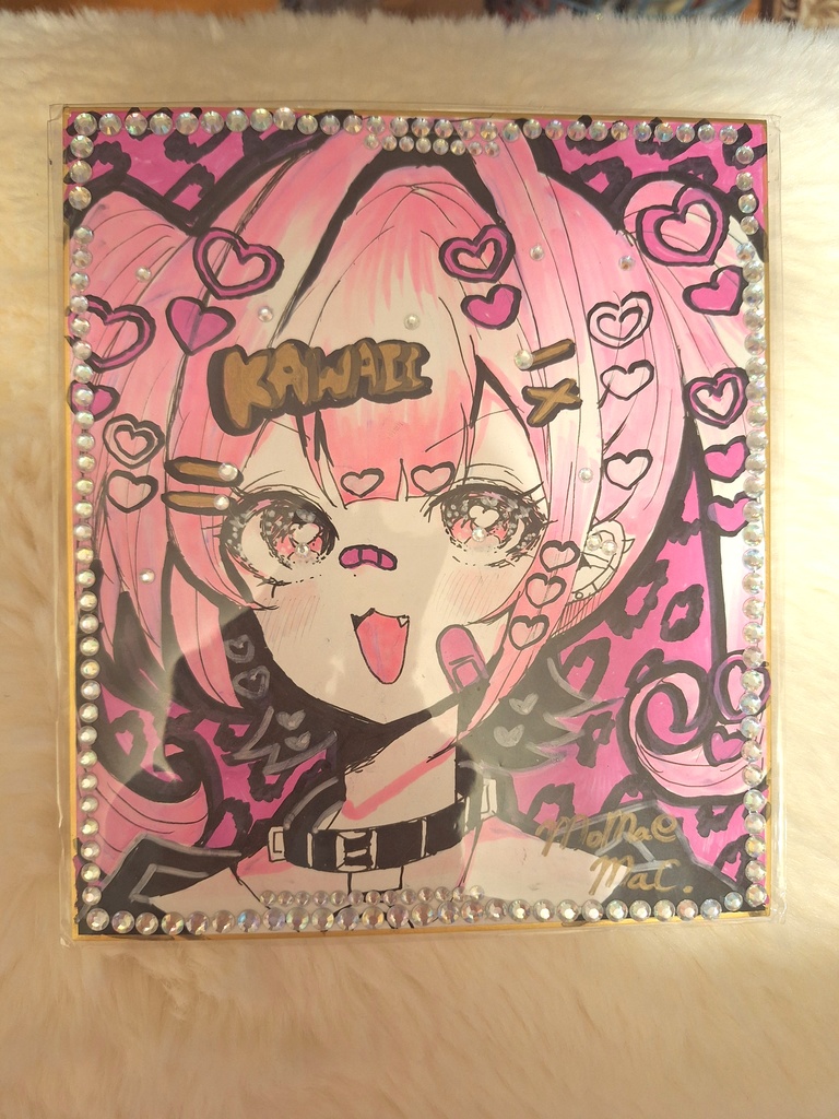 【一点物】原画色紙（Mサイズ）
