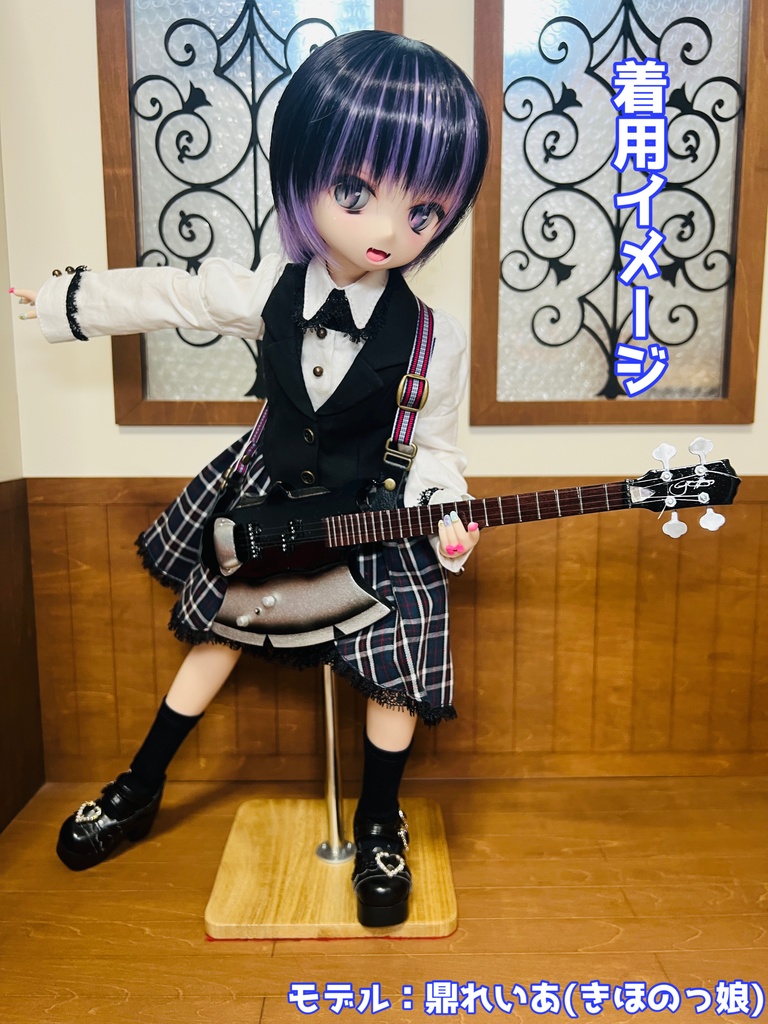 1/4サイズ ギターストラップ タイプC