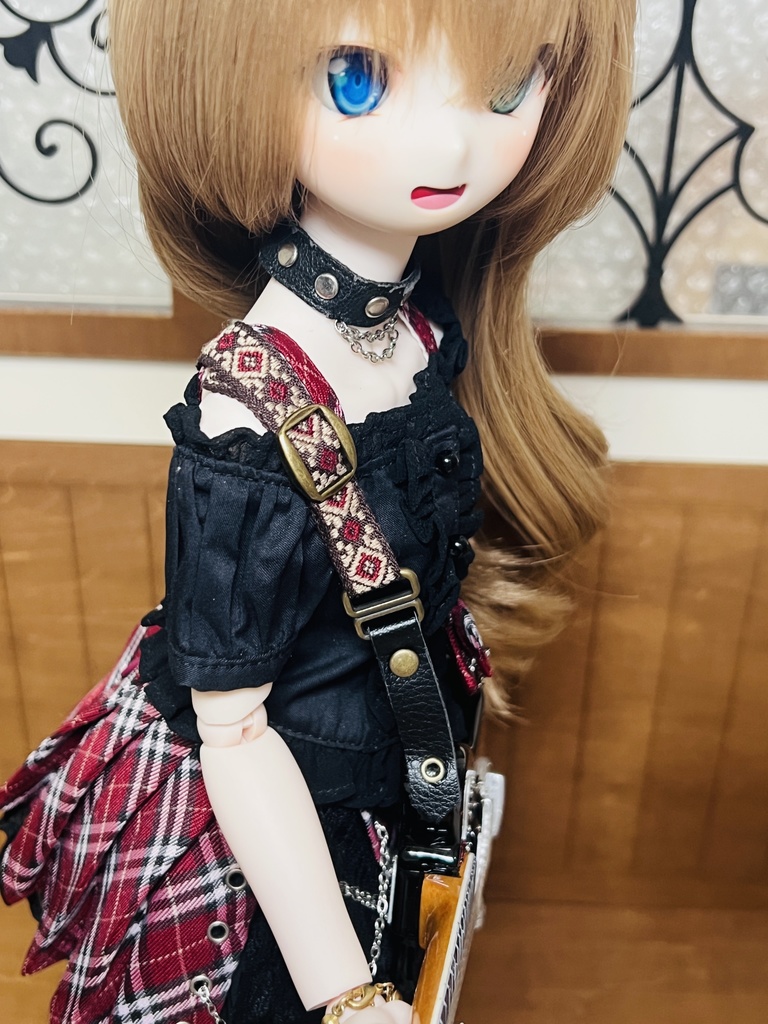 1/4サイズ ギターストラップ タイプD