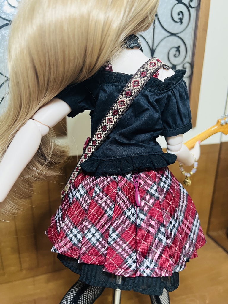 1/4サイズ ギターストラップ タイプD