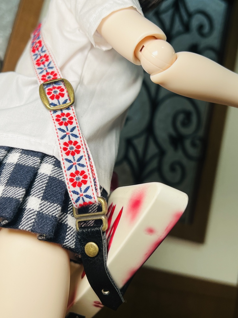 1/4サイズ ギターストラップ タイプデイジーW