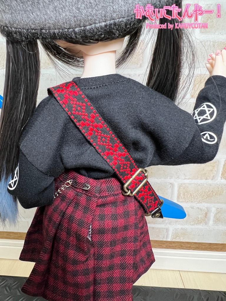 1/4サイズ ギターストラップHYBRID