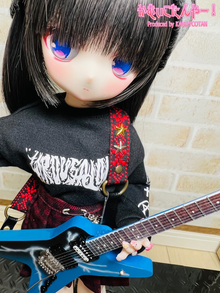 1/4サイズ ギターストラップHYBRID