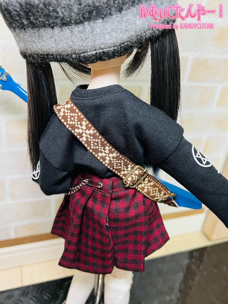 1/4サイズ ギターストラップHYBRID