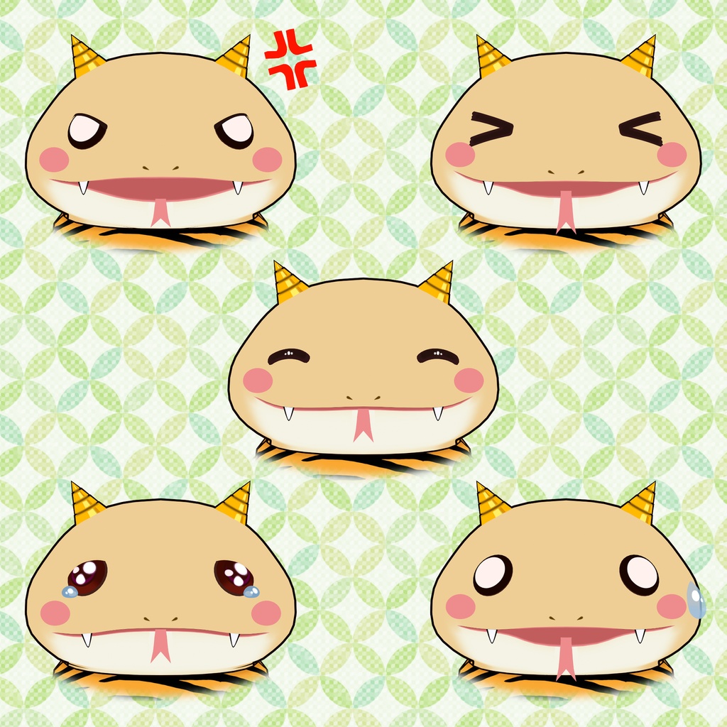 👹 節分用3Dモデル:きな粉モチノコ(Kinako Mochinoko)