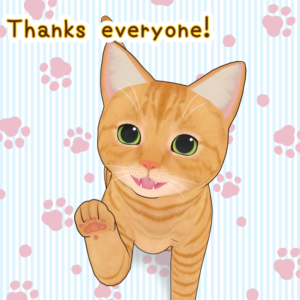 🐱 大きな子猫&小さな大きな子猫(茶トラ)/ Big Kitten & Little Big Kitten (Orange Tabby)