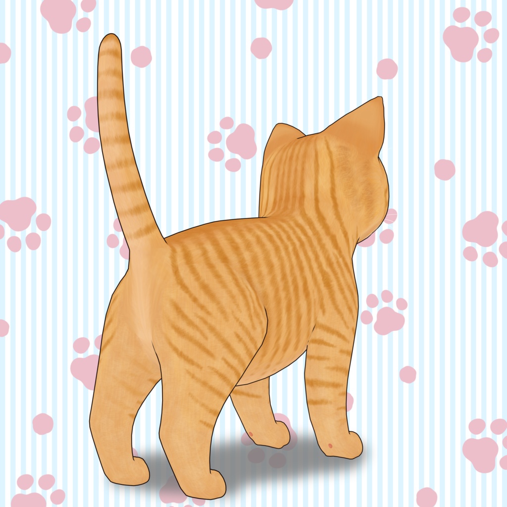 🐱 大きな子猫&小さな大きな子猫(茶トラ)/ Big Kitten & Little Big Kitten (Orange Tabby)