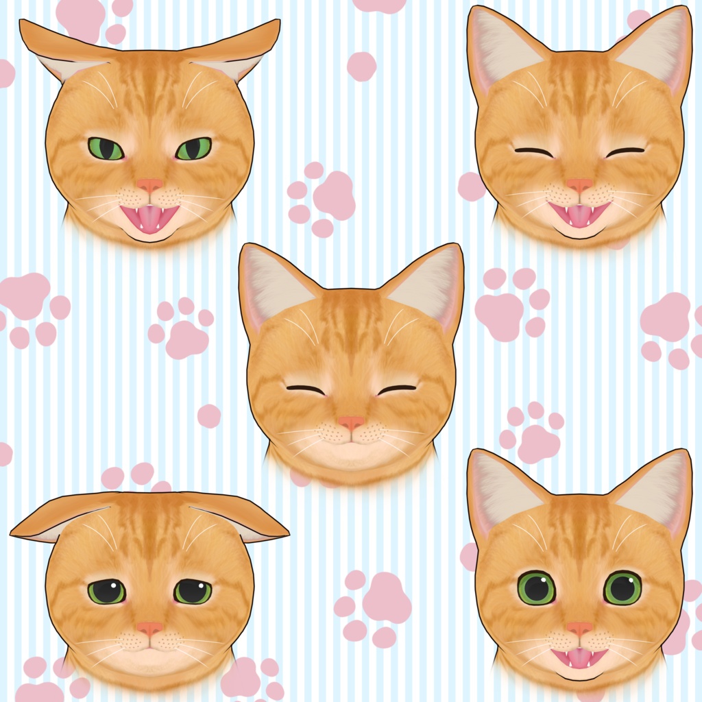 🐱 大きな子猫&小さな大きな子猫(茶トラ)/ Big Kitten & Little Big Kitten (Orange Tabby)