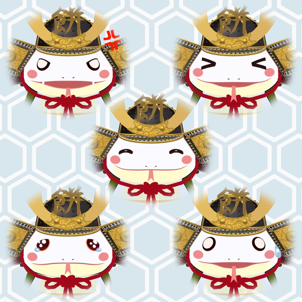 🎏 こどもの日用3Dモデル:柏モチノコ Kashiwa Mochinoko