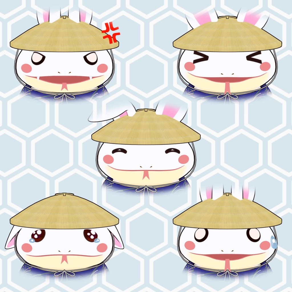 🌕 オリジナル3Dモデル:月見モチノコ(3種セット)