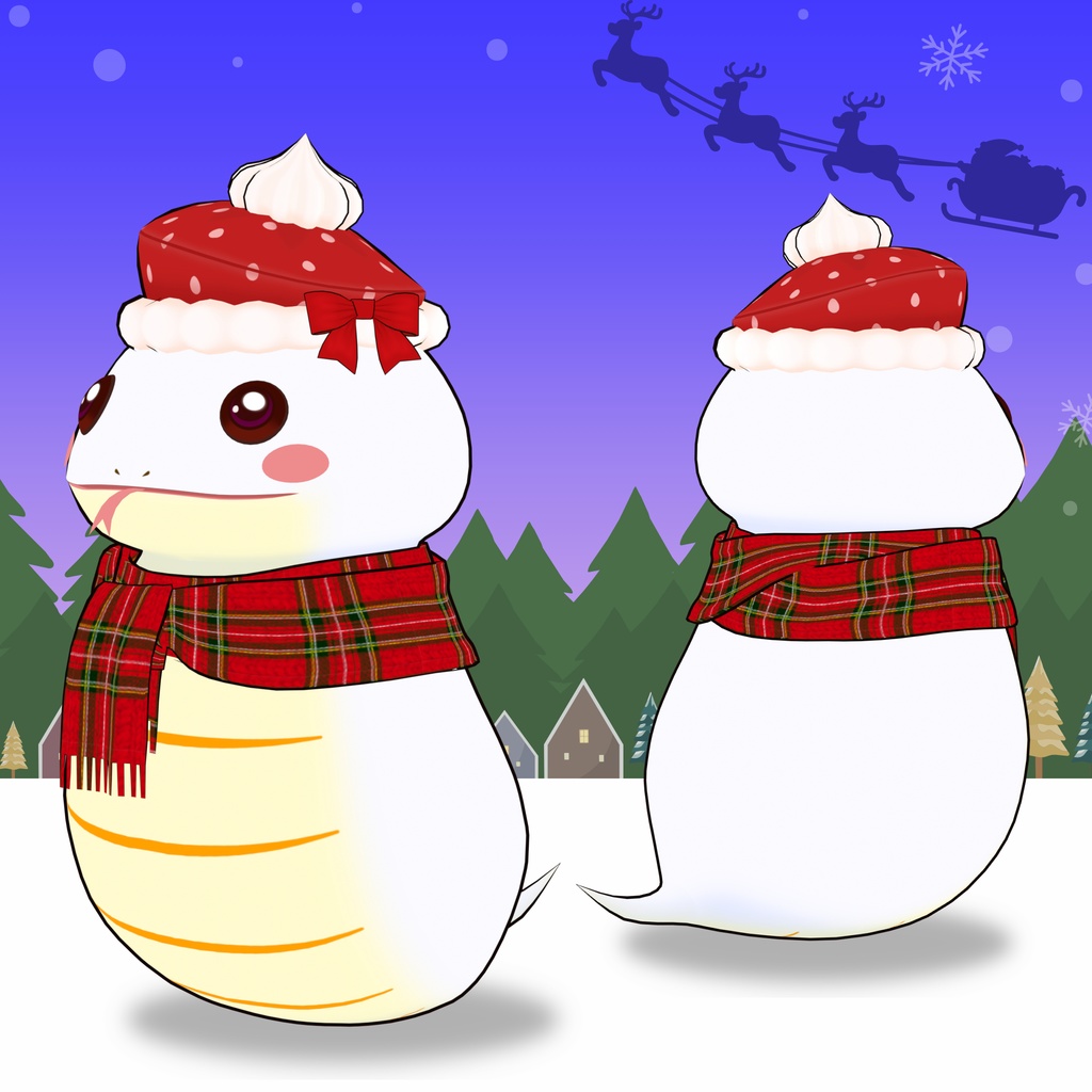 🎀オリジナル3Dモデル:ミルキーモチノコ (Milky Mochinoko)