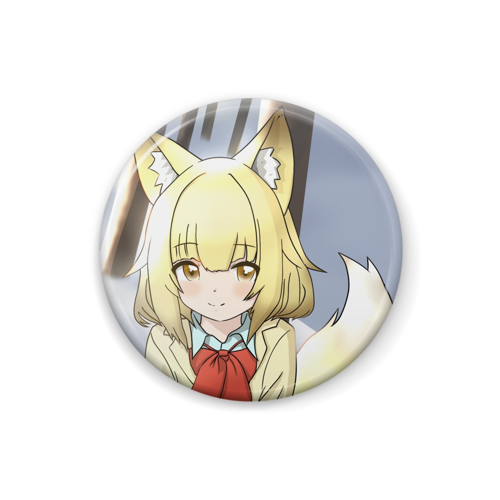 [Fox girl 2] Can Badge