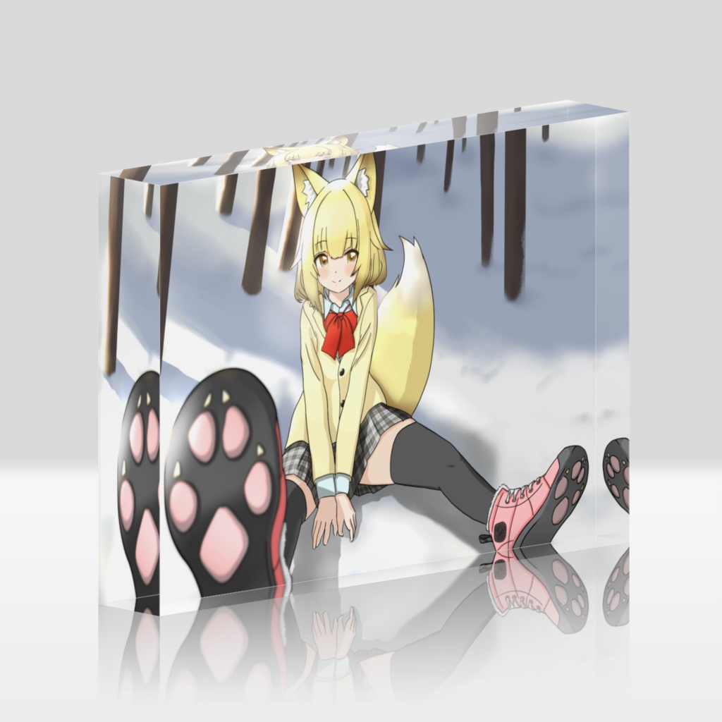 [Fox girl 2]  Acrylic Block