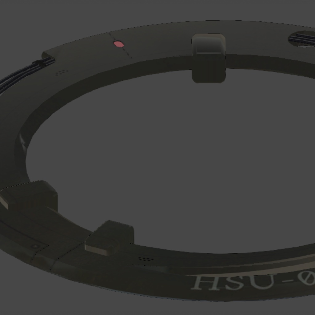 機械式ヘイロー 光輪型支援ユニット "HSU-0" with ライトモジュール