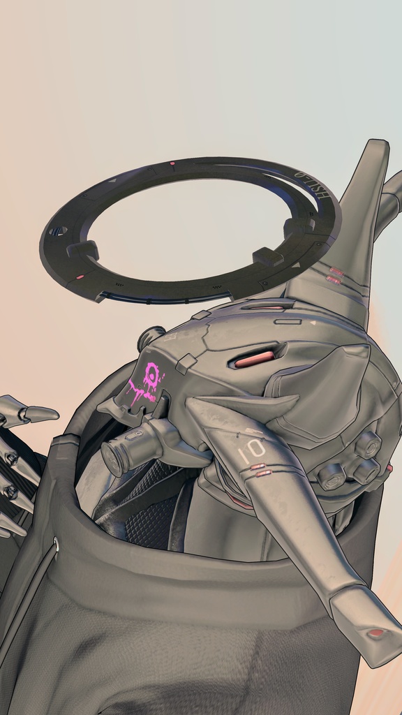 機械式ヘイロー 光輪型支援ユニット "HSU-0" with ライトモジュール