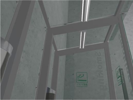 喫煙所セット3(パーキングエリア)