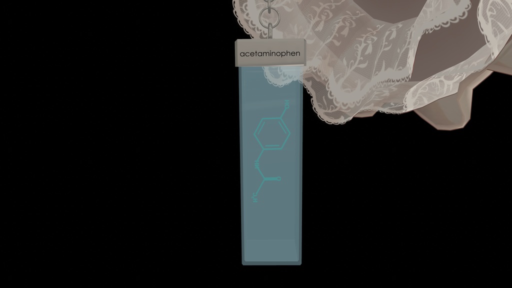 Molecule Keychain Series.2 Painkiller