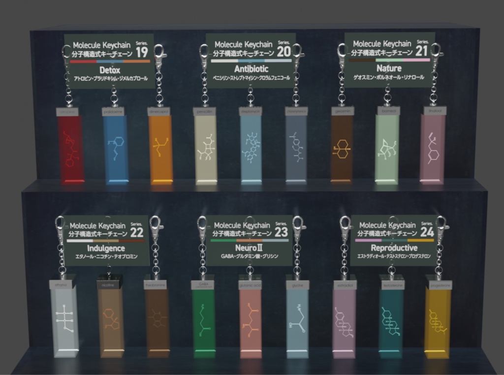 Molecule Keychain Series.21 Nature