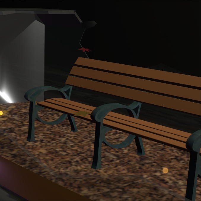 ボトルヴィネット:秋の公園