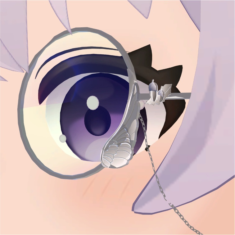 【アウルカ専用】羽根モチーフモノクル for Aulka